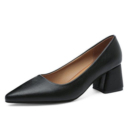 Damen elegante Pumps mit blockiertem Absatz EB