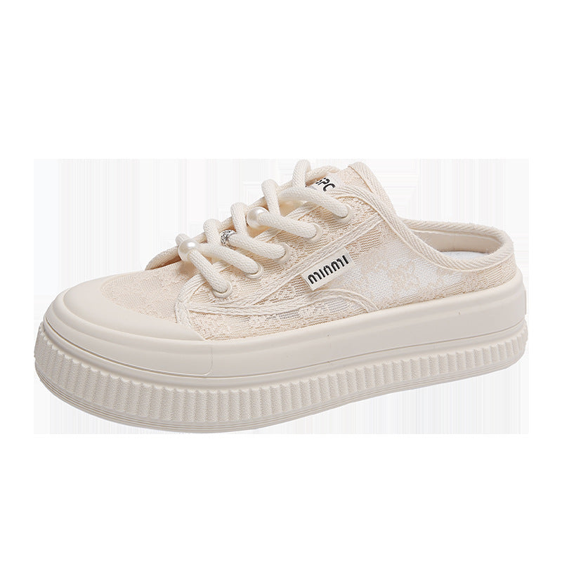 Damen Bequeme Slip-On Sneakers mit luftiger Textiloberfläche EB