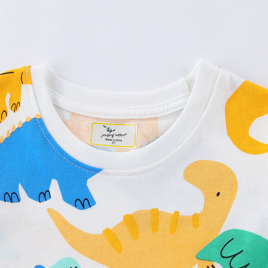 Kinder T-Shirt mit fröhlichem Dinosauriermotiv EB