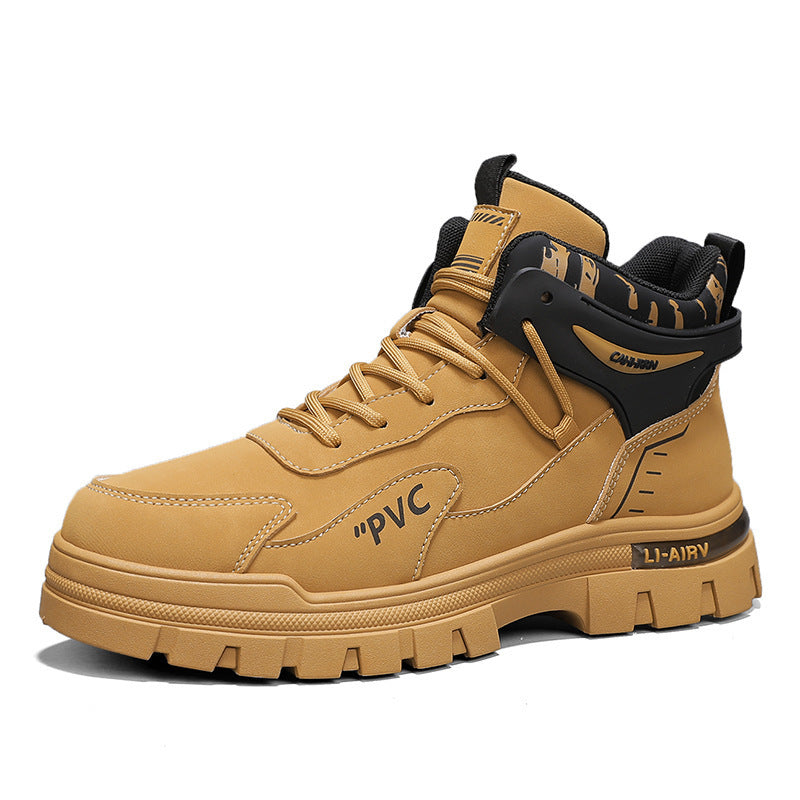 Damen robuste High-Top Sneakers mit verstärkter Sohle und atmungsaktivem Obermaterial EB