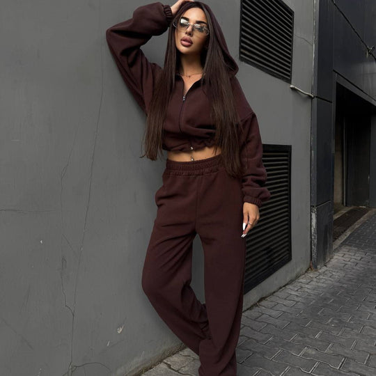 Damen Urbaner Oversized Jumpsuit mit Kapuze EB