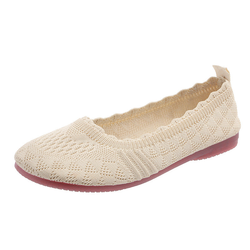 Damen Strick-Ballerinas EB