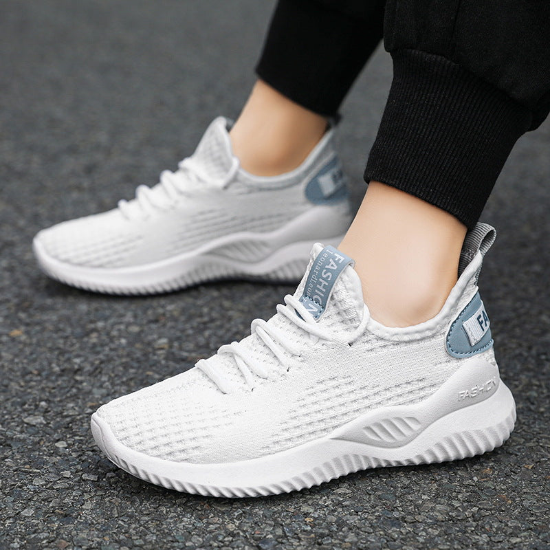 Damen Atmungsaktive Sport-Sneaker mit flexiblem Obermaterial und pflegeleichter Sohle EB