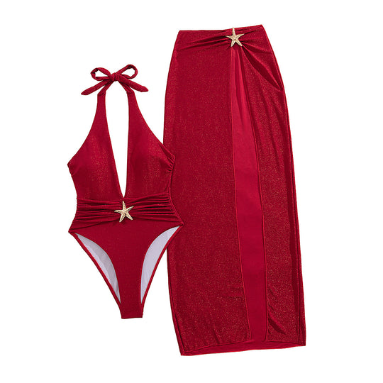 Damen Badeanzug und Strandrock EB