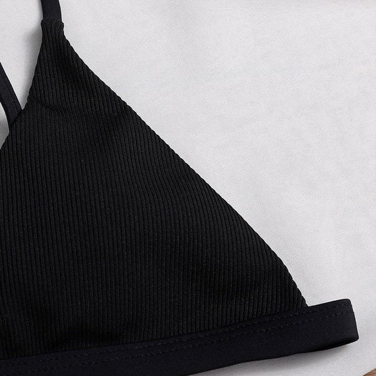 Damen Triangel-Bikini-Oberteil mit verstellbaren Trägern EB