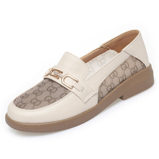 Damen Mokassins mit modischem Schmuckdetail und rutschfester Sohle EB