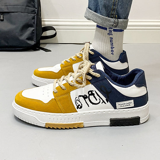 Damen modische Sneakers mit aufwendigem Design und rutschfester Sohle EB