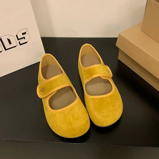 Damen Komfortable Mary Jane Schuhe EB