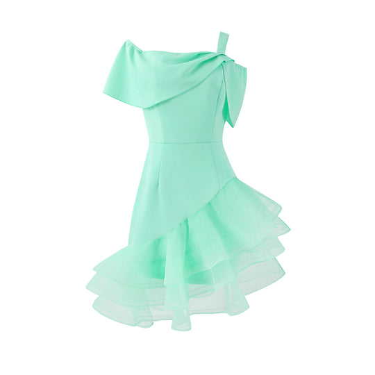 Damen Festliches Wickelkleid EB
