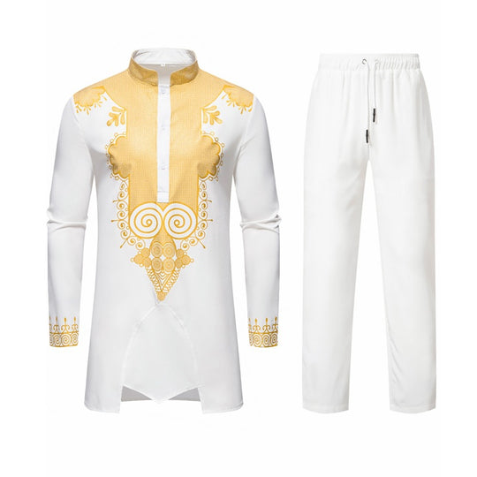 Herren elegantes Kombi-Outfit mit dekorativen Verzierungen EB