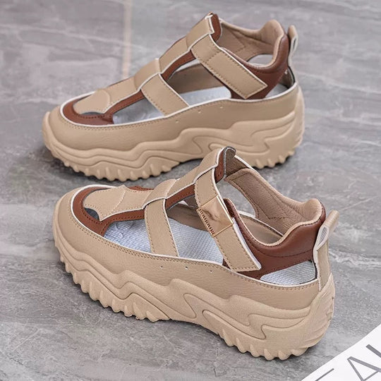 Damen Sportliche Sandalen mit dämpfender Sohle und flexiblem Riemensystem EB