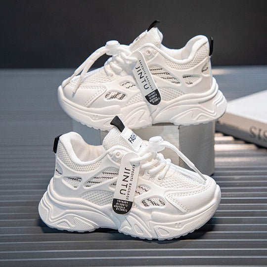 Damen Sneakers im modernen Sport-Look mit atmungsaktiven Mesh-Einsätzen und komfortabler Dämpfung EB
