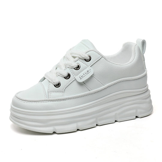 Damen Plateau Sneakers mit komfortabler Dämpfung und stylischer Schnürung EB