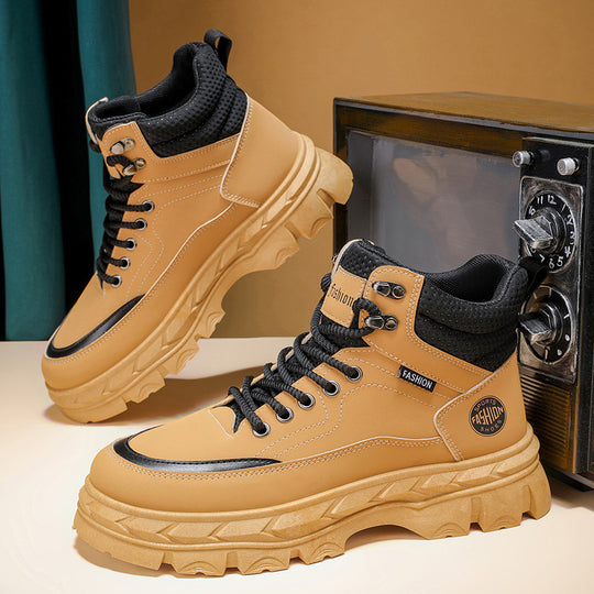 Damen Modische und robuste Sneaker Stiefel EB