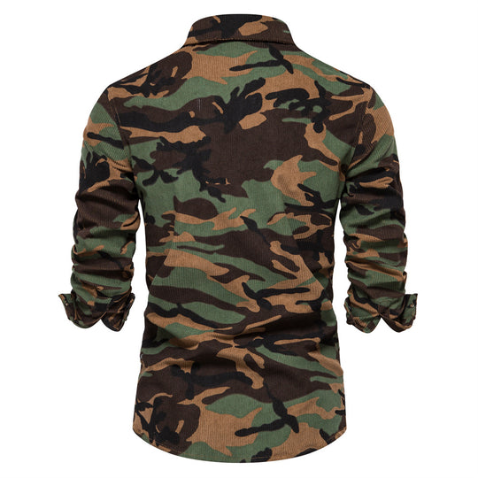 Herren Kamelhaar-Karohemd Shirt EB