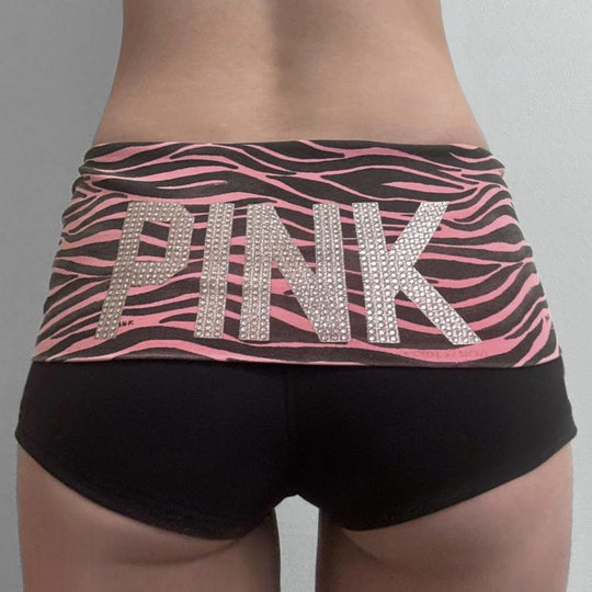 Damen Sportliche Shorts mit modischem Zebra-Muster EB
