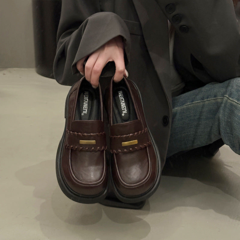 Damen Loafers mit komfortabler Sohle und modischem Riemen EB
