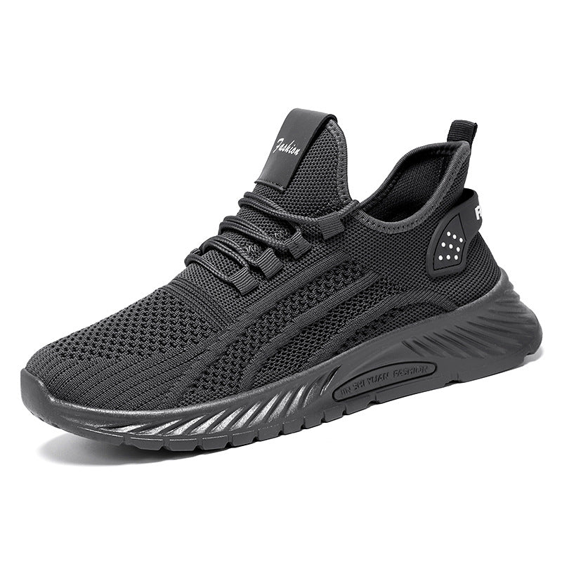 Damen nan nahtloser Flyknit-Comfort-Laufschuh mit elastischem Sockeneinstieg und reaktiver Leichtlaufsohle EB