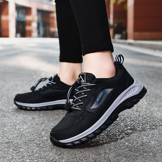 Damen Sportliche Laufschuhe mit atmungsaktiver Mesh-Oberfläche und rutschfester Sohle EB