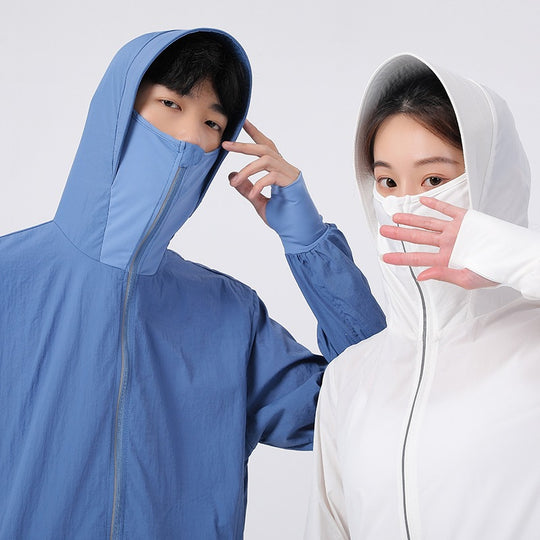 Unisex nan leichte atmungsaktive Kapuzenjacke mit winddichter Thermofütterung R&B