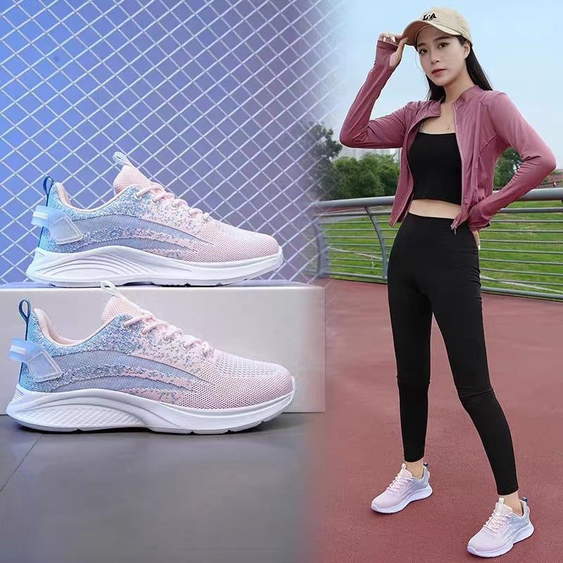 Damen Hochleistungs-Sneaker mit atmungsaktiver Strickoberfläche und dämpfender Sohle EB