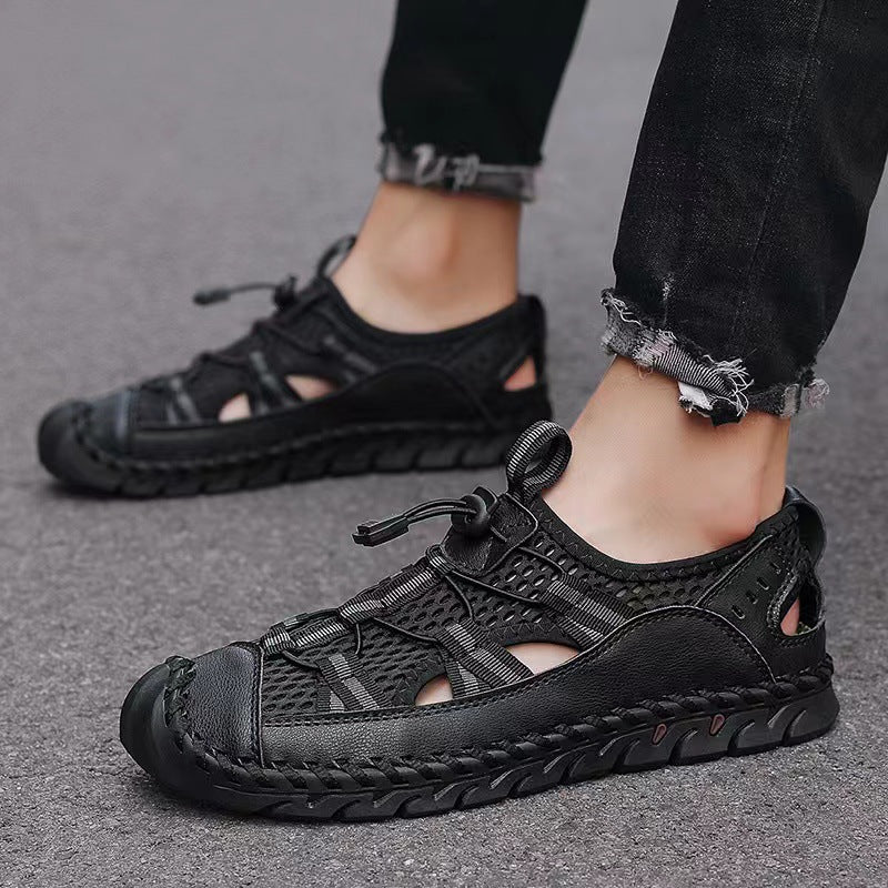 Damen Sportliche Outdoor-Sandalen mit atmungsaktivem Mesh und rutschfester Sohle EB