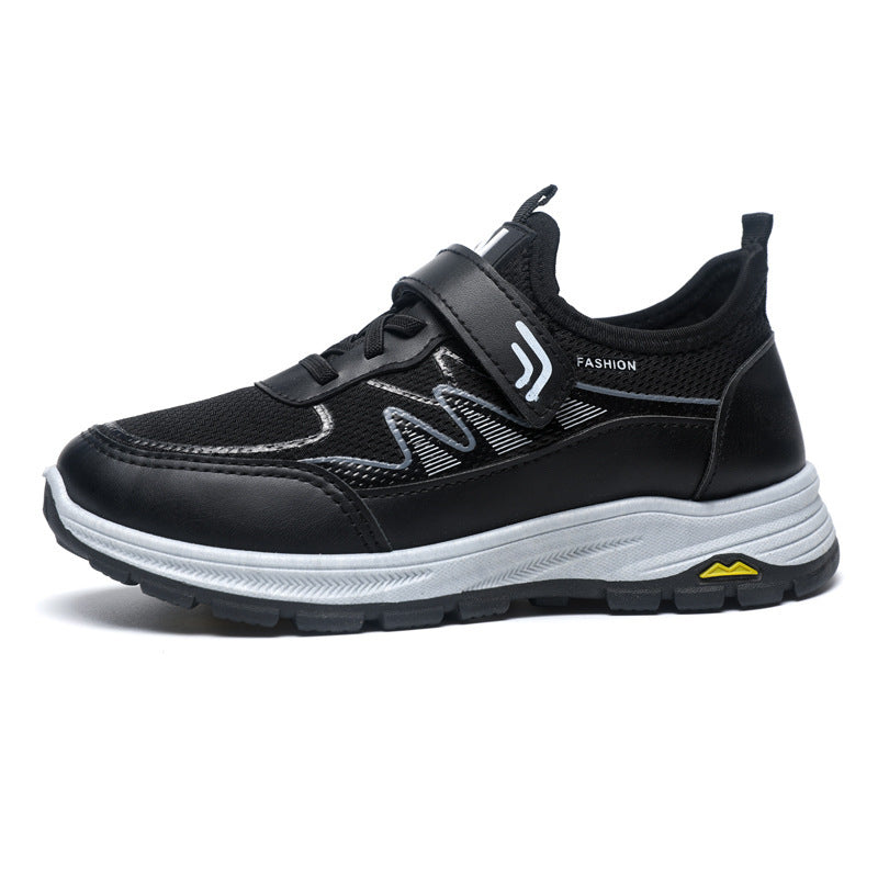 Damen Sportliche Sneakers mit Klettverschluss und rutschfester Laufsohle EB