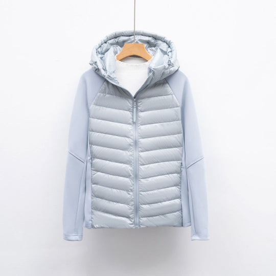 Damen vielseitige Hybridjacke mit Kapuze EB