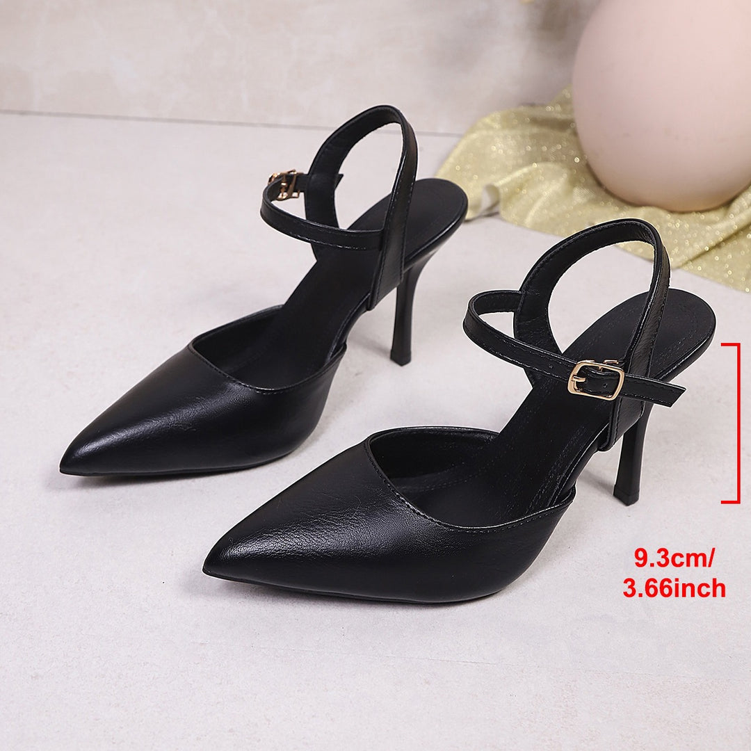 Damen elegante Slingback High-Heel Sandalen EB