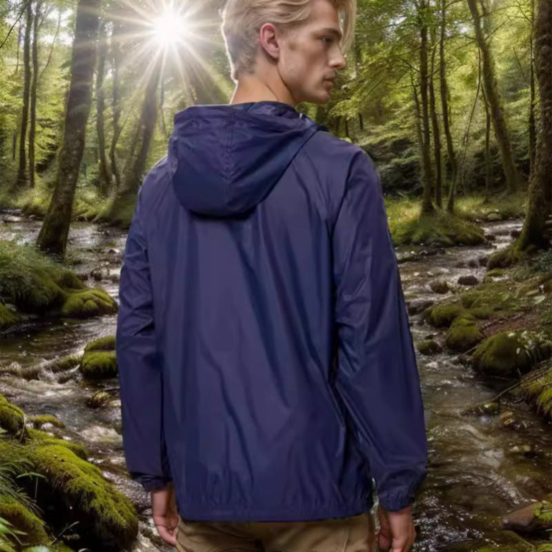 Herren winddichte Outdoor-Jacke EB