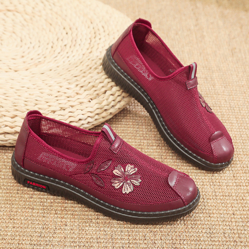 Damen Atmungsaktive Freizeitschuhe mit floralem Design EB