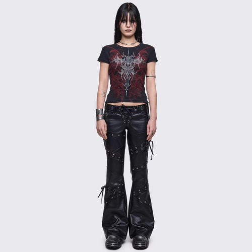 Damen Grafik-Print T-Shirt mit einzigartigem Design EB