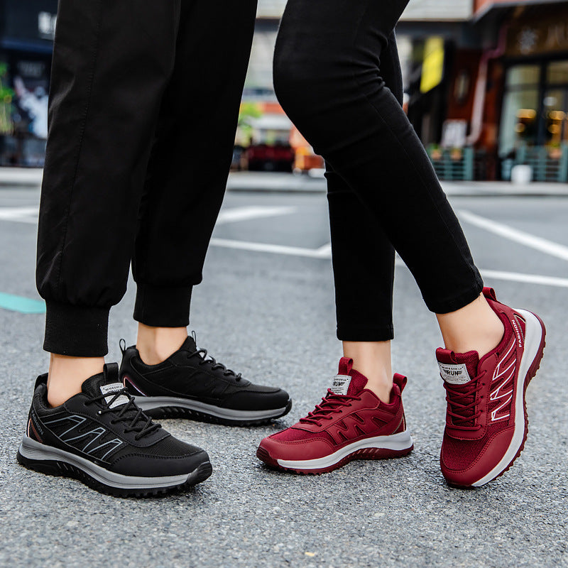 Damen Sportliche Wanderschuhe mit stoßdämpfender Sohle und atmungsaktivem Obermaterial EB