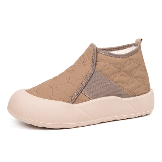 Damen Gemütliche Fleece gefütterte Slip-On Schuhe EB
