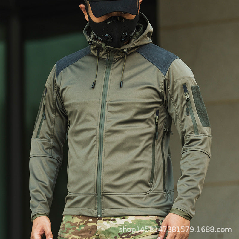Herren funktionale Outdoor-Jacke mit isolierter Steppstruktur R&B