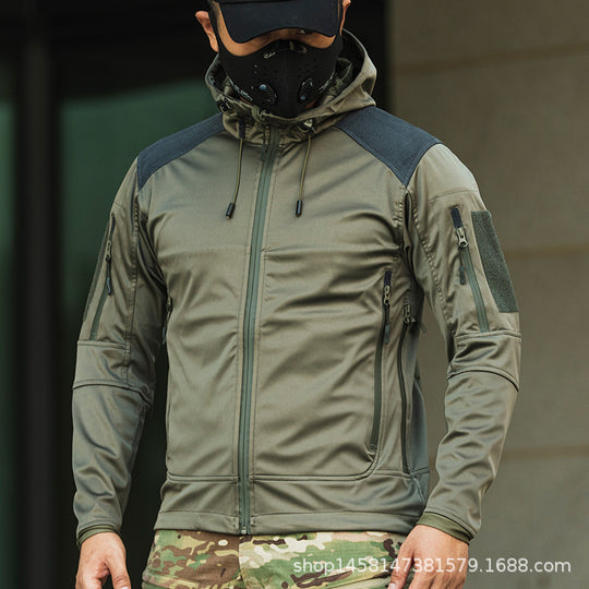 Herren funktionale Outdoor-Jacke mit isolierter Steppstruktur R&B