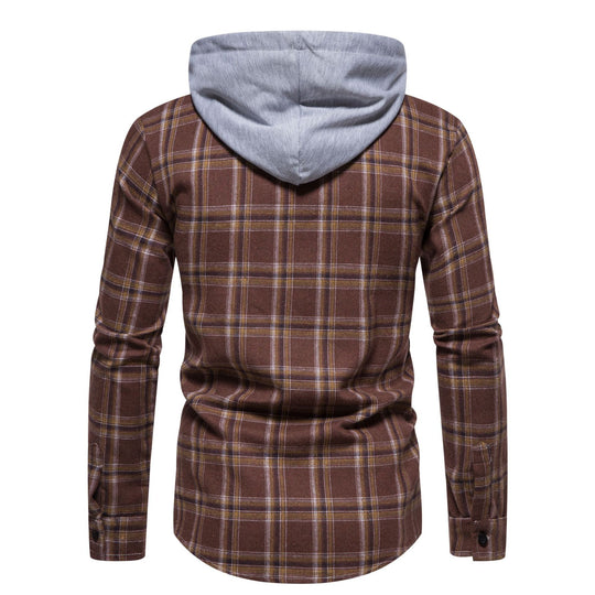 Herren Schultertunika mit integriertem Kapuzendesign EB
