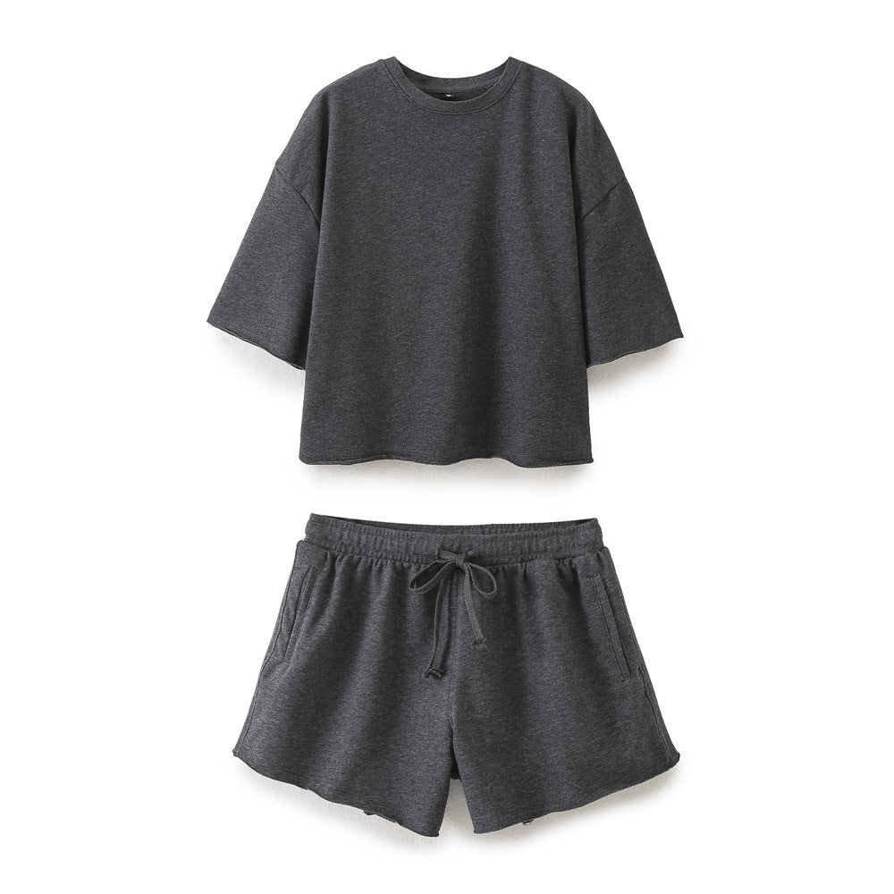 Damen Sportliche Freizeithose mit elastischem Bund und praktischen Taschen EB