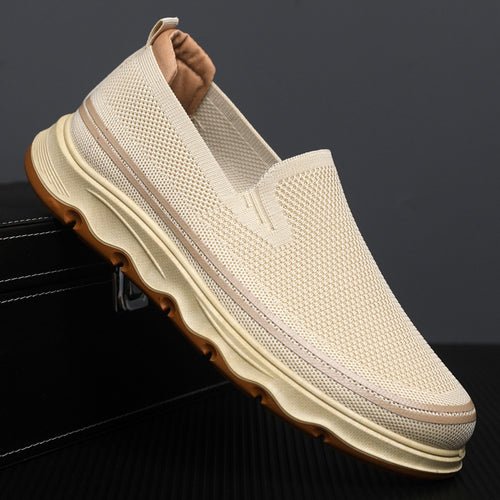 Damen Slip-On Freizeitschuhe mit atmungsaktivem Obermaterial und rutschfester Sohle EB