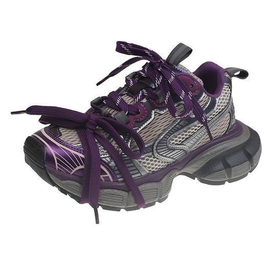 Damen sportliche Sneakers mit robustem Sohlenprofil und innovativem Design EB