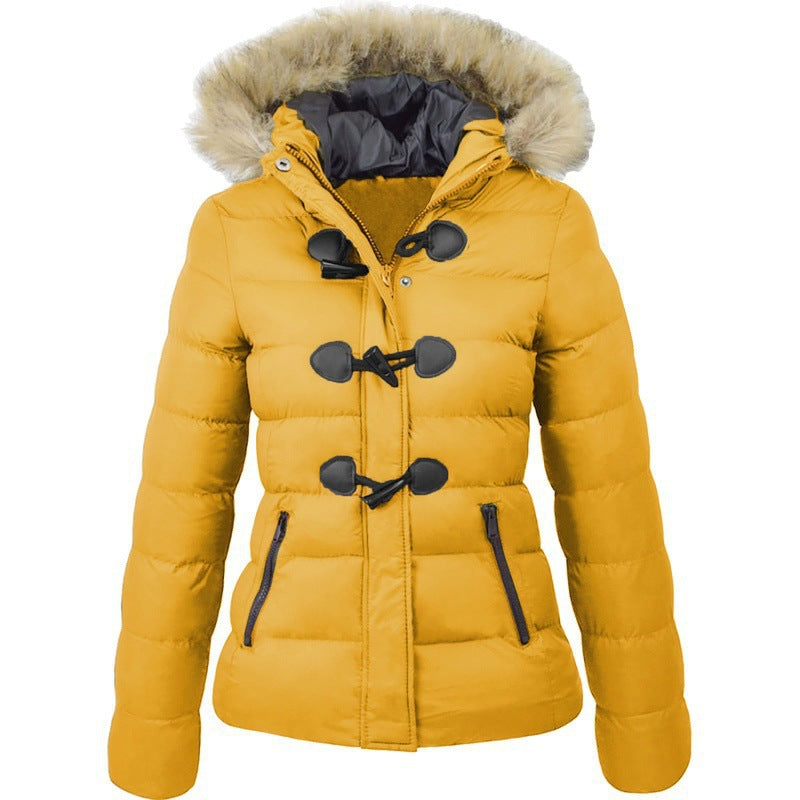 Damen Wintersicherheitsjacke mit abnehmbarer Kapuze EB
