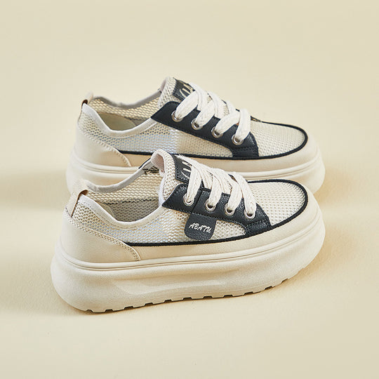 Damen Modische Sneaker mit luftiger Netzstruktur und komfortabler Sohle EB