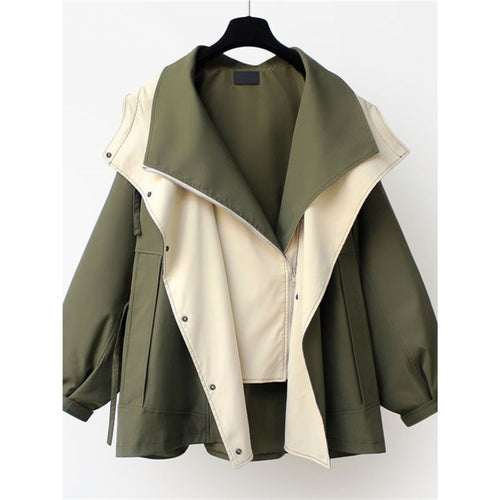 Damen multifunktionale Outdoor-Jacke mit großen Taschen und praktischen Reißverschlüssen EB