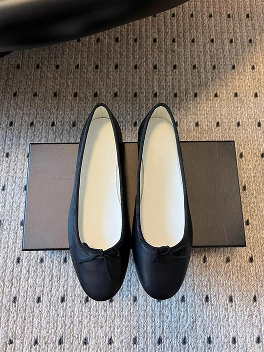 Damen Ballerinas mit raffiniertem Schleifen-Detail und komfortablem Fußbett EB