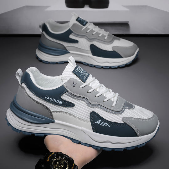 Damen Sportliche Lauf-Sneaker mit atmungsaktiver Mesh-Oberfläche und dämpfender Sohle EB