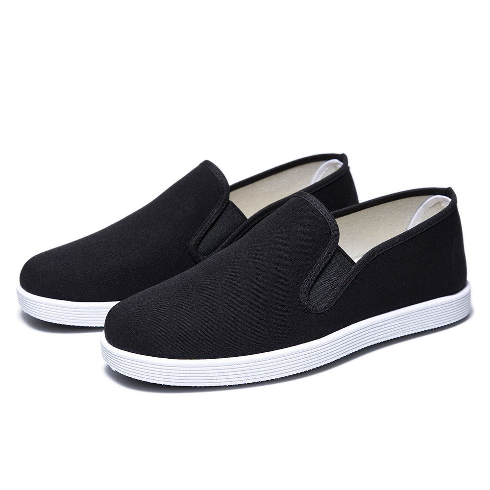 Damen Bequeme Slip-On Sneakers mit Elastikeinsätzen EB