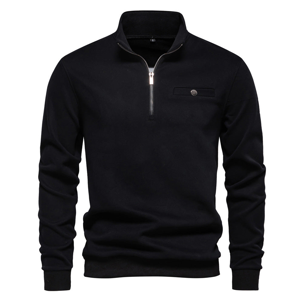 Herren Sweatshirt mit Stehkragen EB