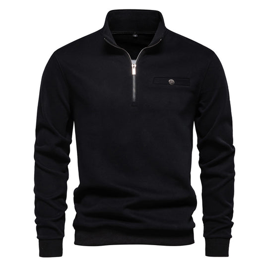 Herren Sweatshirt mit Stehkragen EB
