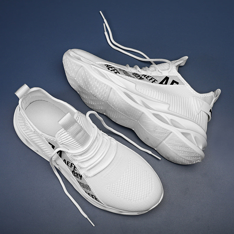 Damen Sportliche Lauf-Sneaker mit atmungsaktiver Mesh-Oberfläche EB