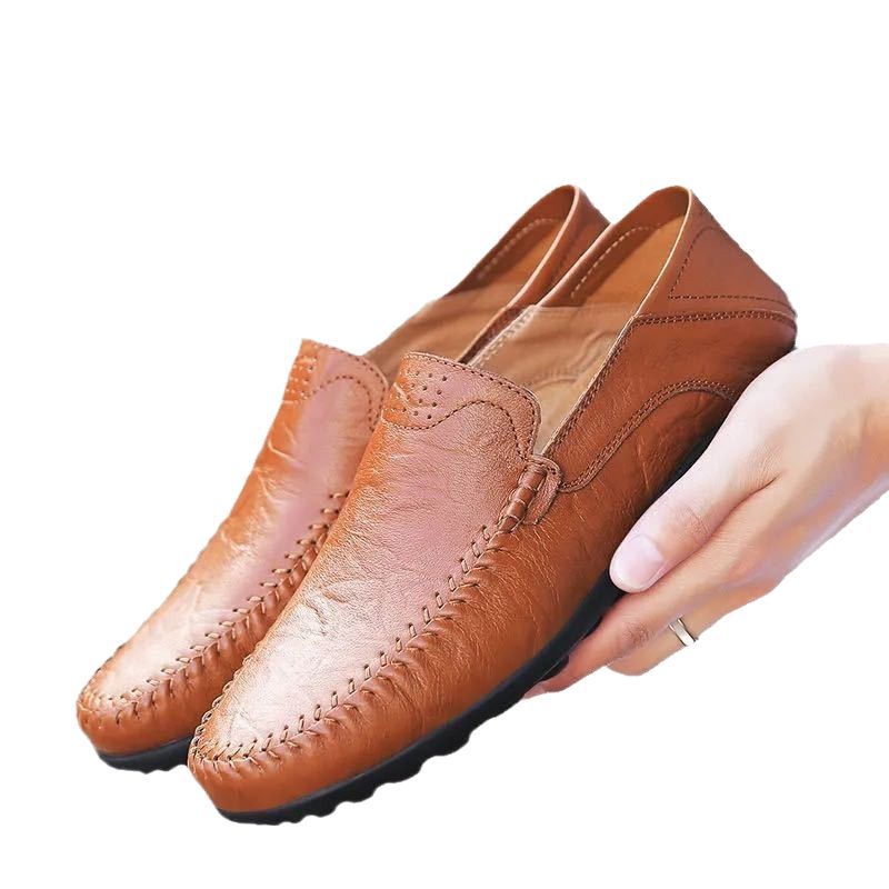 Damen Elegante Mokassins mit handgenähter Verarbeitung und rutschfester Sohle EB